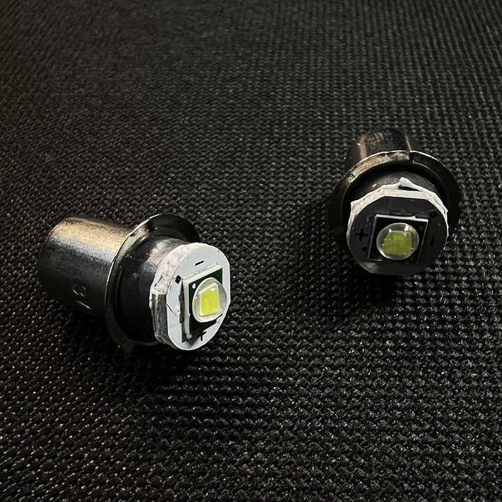 Bulb 3V 1W 6000-6500K LED Flashlight Replacement Bulb Torch Lamp Emergency Work Lighting Bulbs