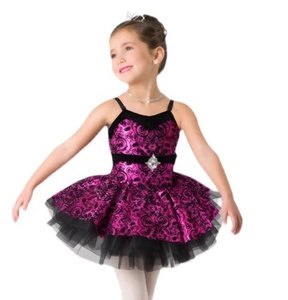 Abito da Palcoscenico per Bambina con Gonna Vaporosa, Costume da Principessa, Abito da Ballo Stile Marinaio, Corpetto con Paillettes per Spettacoli di Danza Classica - Product Image 5
