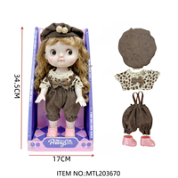 Beauty Princess 12-Zoll-Puppen für Mädchen 28CM Fashion Doll Toy mit Light Music Geschenk für Kinder