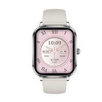 Direct Usine Nouvelle Smartwatch AK108 2026 Écran IPS 1,82'' Appel Bluetooth IPX8 Fréquence Cardiaque SpO2 Multisports Podomètre Calories Femmes Silicone