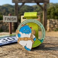 Médailles en alliage de zinc personnalisées, médailles commémoratives de marathon personnalisables
