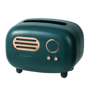 Smaller Radio Shape Extraction Storage Holder Living Room Plastic <b>Paper</b> Towel Dispensers Facial Tissue Box - Product Image 1