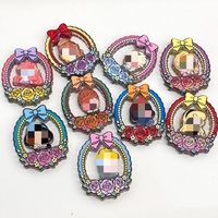Kit de perles acryliques princesse version Q pour cadre photo, accessoires de stylo à perler, breloques pour téléphone et sac, fournitures de bijoux faits main