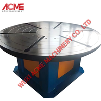 Positionneur de soudage et d'assemblage de haute précision avec table rotative axiale simple, contrôle de vitesse VFD et télécommande sans fil
