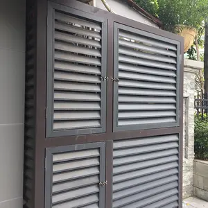 Keenhai Design moderne Pare-soleil extérieur à ouverture verticale et horizontale Volets de fenêtre en aluminium