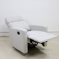 Fauteuil inclinable en tissu, fauteuil inclinable manuel, canapé simple pour salon, chambre à coucher, détente à domicile