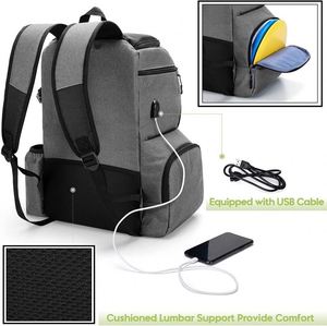 Mochila de golf de disco con muestra gratuita, bolsa de golf de frisbee con soporte lumbar acolchado para mayor comodidad, múltiples bolsillos y base de material PU impermeable. - Product Image 4