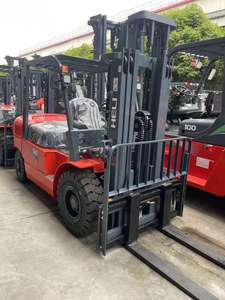 รถยกแบบถ่วงดุลขนาด<span class=keywords><strong>5</strong></span>ตันรถยกยางคู่หน้ารถ CPCD50ดีเซลพร้อมส้อม - Product Image 3