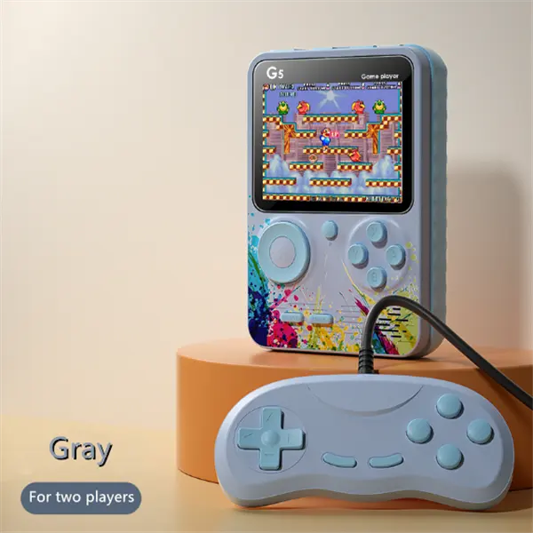 Newest Best Selling G5 Portable Macaron Colorful Handheld Mini Retro Game Box 500 IN 1 Video Game Player TV Game Console