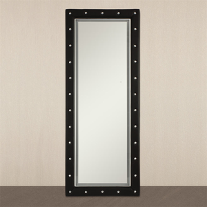Contemporary Style Full-Body <strong>Rectangular</strong> <strong>Mirror</strong> with Illuminated Glass, Perfect for Wall or Floor Installation in Bedrooms - Product Image 1