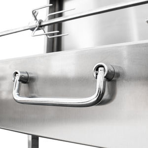 Brocheta de acero inoxidable Barbacoa Estufa de carbón Parillia Rotatif Hibachi <span class=keywords><strong>Parrilla</strong></span> de barbacoa con capucha - Product Image 4