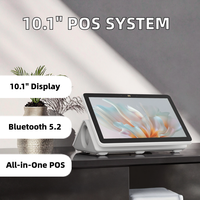 Caisse enregistreuse tout-en-un Premium Leiling Android 10.0 avec écran tactile 10,1 pouces, résolution 1280x800, processeur quadricœur