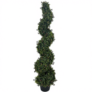 <span class=keywords><strong>Albero</strong></span> a Spirale di Bosso Artificiale 120cm, Pianta Artificiale per <span class=keywords><strong>Giardino</strong></span>, Casa, Matrimoni, Interni, Portico, Decorazione Esterna - Product Image 4