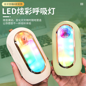 Portable Speaker With <b>Microphone</b> For Karaoke Singing Home Outdoor Use Wireless Mobile Phone Compatible Z 201 - Product Image 3