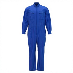 Combinaison Thermique Unisexe en Coton Couleur Unie avec Logo OEM, Fermeture Éclair, Multiples Poches, Durable, Respirante, Vêtement de Travail à Transfert Thermique - Product Image 3