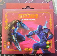 Édition chinoise de League of Legends TCG : Boîte de jeu de cartes de démarrage Zed vs Shen - Duel de Champions - Games Riots