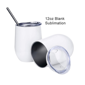 Vaso de vino inoxidable de doble pared, blanco, sublimación, barato, Regular, China, 12Oz - Product Image 4