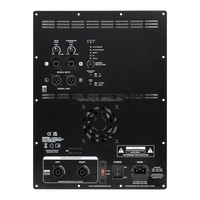 Système de sonorisation PA actif professionnel 2.1 Classe D DSP 500W 55Hz-18KHz Bois/Métal Extérieur Équipement audio professionnel Noir CE