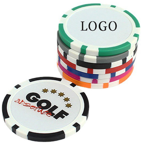HuaShanQi Customized Logo ABS Portable Golf Ball Markers for Welcome Gifts and Promotional Activities