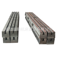 Nouvelles rails de guidage en fonte à rainures en T usinées CNC, assemblage de type bande pour poutres de guidage