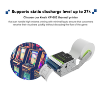 Imprimante thermique de tickets intégrée Cashino KP-802 80 mm avec coupe automatique pour machine de jeu
