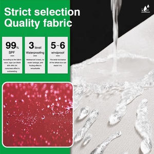 Ngoài trời 6x4m Điện mái hiên với điều khiển từ xa dù để che nắng Vải nhôm đầy đủ Cassette mái hiên có thể thu vào mái nhà với LED ánh sáng - Product Image 4