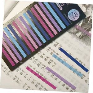 Colorful PET Sticky Notes High Viscosity Waterproof Translucent Label Memo <b>Pad</b> for School Office Wholesale Promotion - Product Image 5