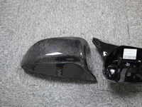 Coques de rétroviseurs latéraux en fibre de carbone sèche nid d'abeille pour Infiniti Q50 Q60, accessoires de modification extérieure de voiture