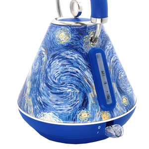 Modern Home Automatic <b>Stainless</b> <b>Steel</b> 1.7L Pyramid <b>Kettle</b> <b>and</b> <b>Toaster</b> Set Bread Tea Coffee Art Design - Product Image 5