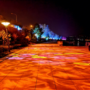 Système de projection d'ondulations d'eau pour les scènes des parcs à thème, les zones de piscine, les jardins des complexes hôteliers et l'éclairage extérieur immersif - Product Image 1