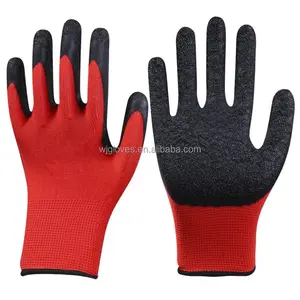 High Quality Protection Nylon Latex Rubber Industry Safety Wholesale Glove For Kitchen Work Mechanic