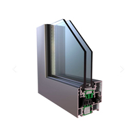 Profils d'extrusion en aluminium sur mesure, profil de cadre de porte et de fenêtre coulissante en aluminium