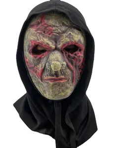 Maschere Cosplay per il viso fantasma maschera personalizzata per il giorno di Halloween all'ingrosso della cina