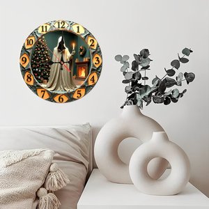 Round Wooden <b>Wall</b> <b>Clock</b> 25cm Fashion Simple Wood Frame Quartz Movement Home Hotel <b>Wall</b> Decoration <b>Clock</b> - Product Image 3