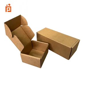 wholesale plain brown kraft corrugated shipping box package