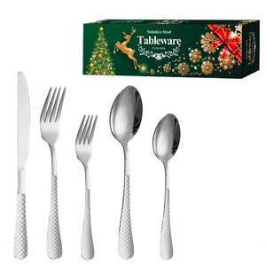 Ensemble de couverts de luxe en acier inoxydable doré, manche martelé, finition miroir, réutilisable, pour mariage et réceptions, qualité supérieure - Product Image 4