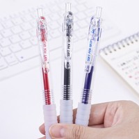 Stylo à gel Soft Force Click avec poignée extra douce Pointe CS à séchage rapide haute capacité pour la préparation des tests d'examen des étudiants Stylo à gel