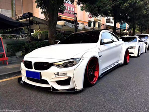 ชุดแต่งคาร์บอนไฟเบอร์สไตล์ LB สำหรับ BMW M4 พร้อมลิ้นหน้า สเกิร์ตข้าง ดิฟฟิวเซอร์ สปอยเลอร์ ซุ้มล้อ - ใหม่ทั้งหมด - Product Image 5