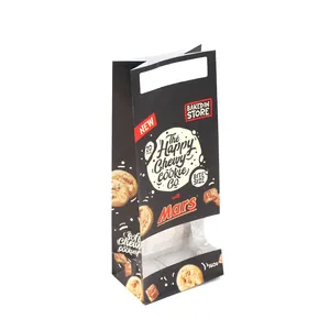 Custom Order Food Grade French Fries Recycle Packaging Paper Bags for Fast Restaurant Wholesale Kraft Paper Carton SOS Bag 10