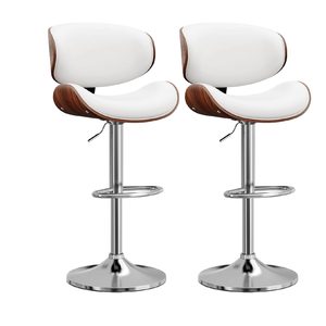 Silla <span class=keywords><strong>de</strong></span> Bar <span class=keywords><strong>de</strong></span> Cuero Sintético, Estilo Rústico, Directo <span class=keywords><strong>de</strong></span> Fábrica, Personalizable, Base <span class=keywords><strong>de</strong></span> Acero, Taburete Giratorio con Altura Ajustable - Product Image 5