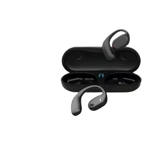 ชุดหูฟังควบคุมการเคลื่อนไหวแบบสัมผัส ชุดหูฟังการนํากระดูกที่แท้จริง ชุดหูฟังไร้สาย Bluetooth พร้อมไมโครโฟน