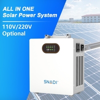 Système de stockage d'énergie domestique SNADI 1000W 1004WH 2009WH Batterie LiFePO4 Onduleur 1KW Prise en charge de l'UPS Système d'énergie domestique tout-en-un