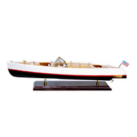 Bateau de vitesse en bois personnalisé de haute qualité, fait à la main, parfait pour la décoration, la collection et les cadeaux Runabout Yacht Aquarama Model Boat