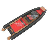 Bateau à côtes en aluminium de 1060 cm, vente directe de Chine, matériau durable, tourisme et divertissement