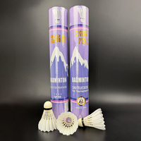 SNOWPEAK SP-05 Volant de badminton professionnel en plumes de canard Cigu de qualité supérieure, traitement adhésif flexible, OEM, faible MOQ