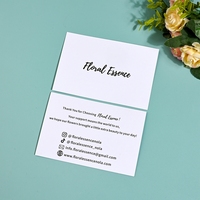 Vente en gros de cartes de vœux de luxe typographique en or carte de visite personnalisée cartes de remerciement en relief avec enveloppes