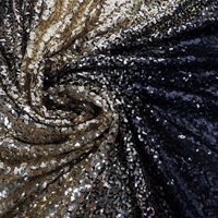 3mm dégradé de couleur personnalisée réfléchissant paillettes maille dentelle broderie tissu robe de soirée robe de mariée décoration tissu