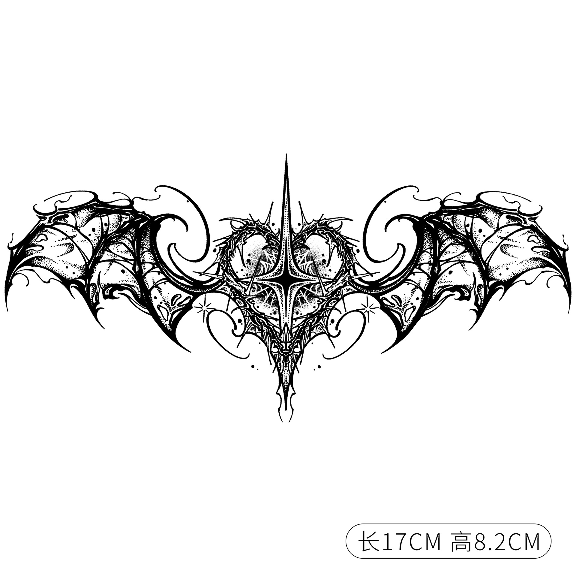 A succubus tattoo sticker