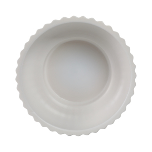 Ciotola con piedistallo scanalato per decorazione tavolino da caffè, complemento d'arredo moderno per la casa, centrotavola per bancone cucina - Product Image 6