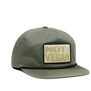 Casquette à visière plate à 5 panneaux avec logo personnalisé OEM, snapback en coton avec patch tissé - Product Image 5